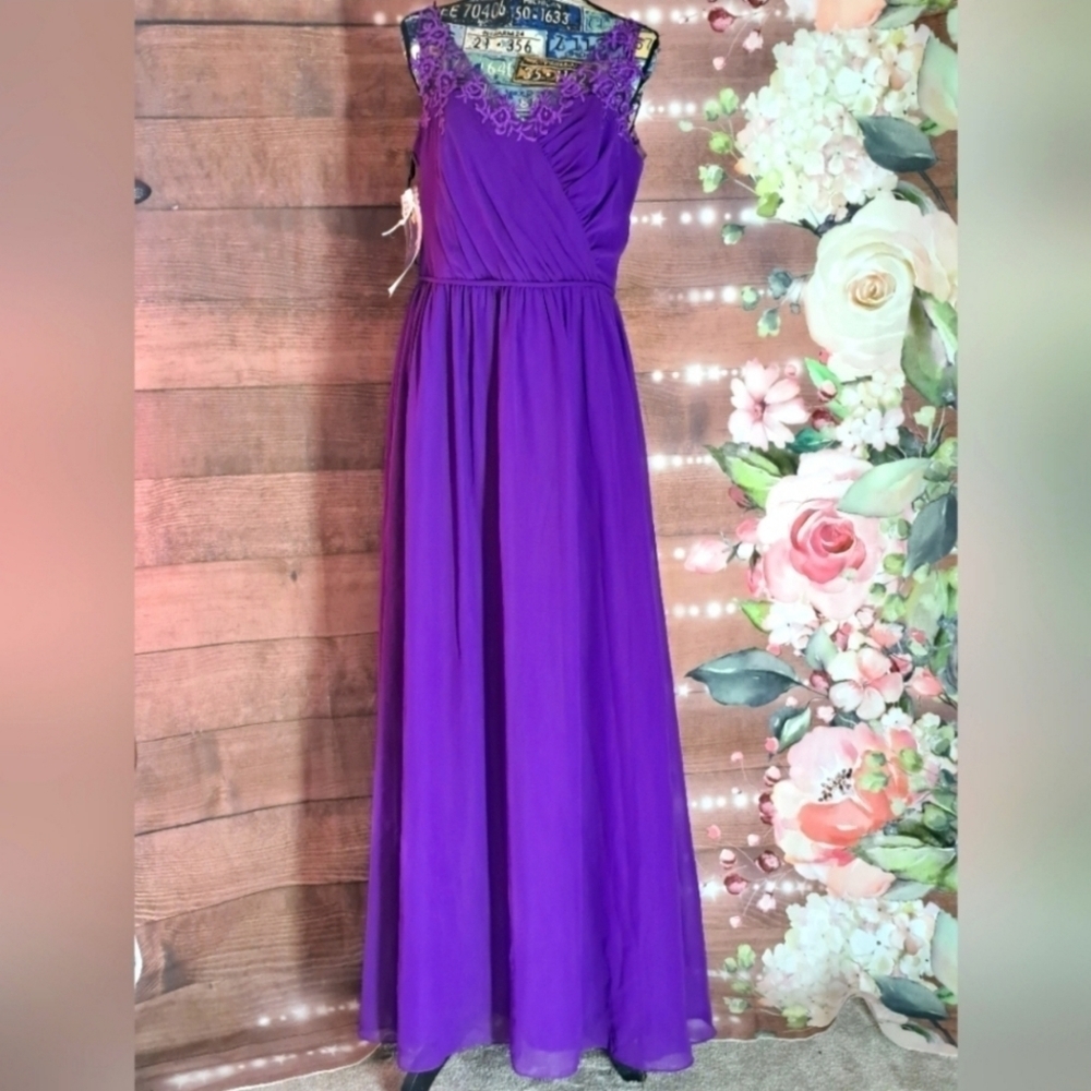 Purple Alfred Angelo Bridesmaid size 12